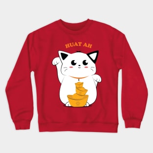 Huat Ah Cat T-Shirt Crewneck Sweatshirt